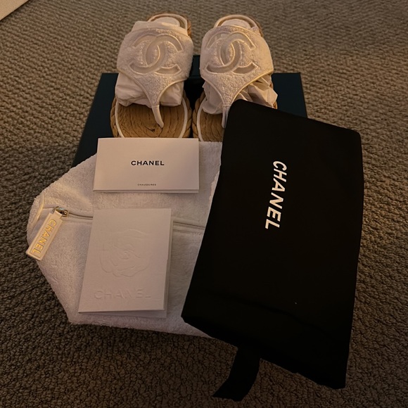 Chanel Terry Cloth Sandals - Picture 6 of 6